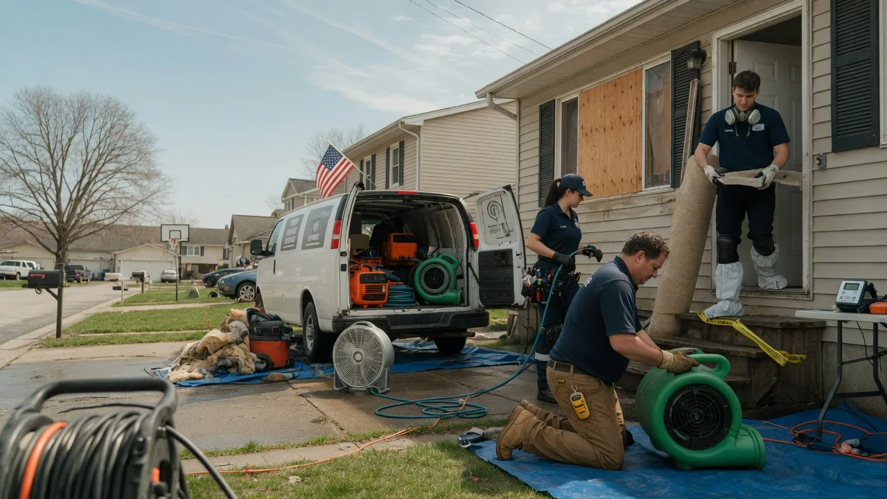 Water Damage Restoration in Poneto, IN near me